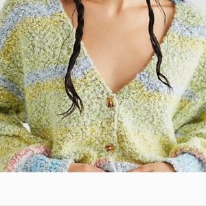 NWOT Free People Soulmate Cardi Cropped Cardigan Small